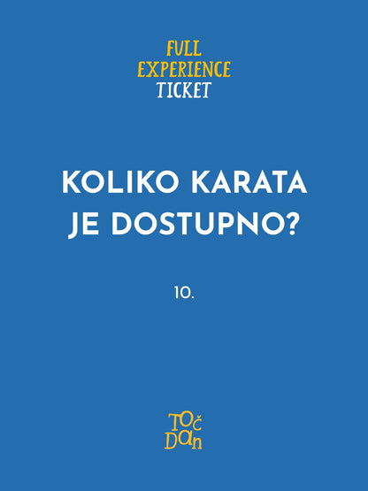 TOČ DAN: FULL EXPERIENCE